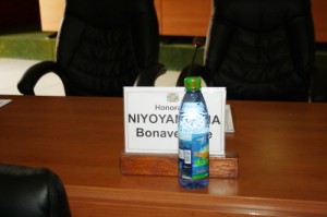 Le siège vide de Bonaventure Niyoyankana cet après-midi à Kigobe  ©Iwacu