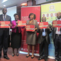 Les officiels participants à la rencontre sur la carte de pointage, à Arusha ©Iwacu