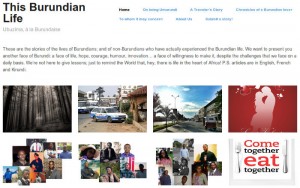 Page de garde de "This Burundian Life" ©Iwacu