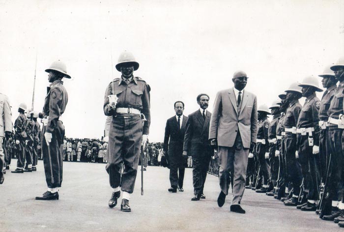 Le roi Mwambutsa en visite officielle en Éthiopie ©dr