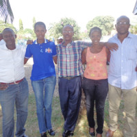 Les membres du comité exécutif de l’AJSB : « Après les deux mandats, je ferai mes valises », a déclaré, Désiré Hatungimana (à droite sur la photo) ©Iwacu