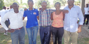 Les membres du comité exécutif de l’AJSB : « Après les deux mandats, je ferai mes valises », a déclaré, Désiré Hatungimana (à droite sur la photo) ©Iwacu