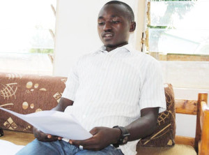 Epitace Ndayambaje affirme haut et fort qu’il est toujours représentant des étudiants ©Iwacu  