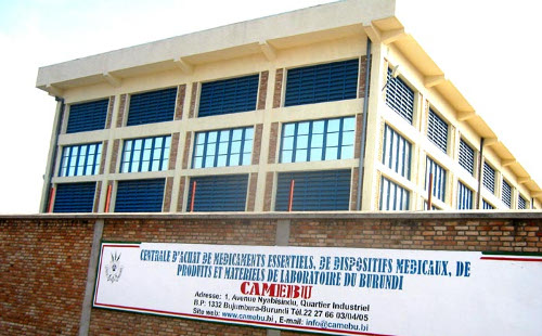 Les districts sanitaires et les hôpitaux à gestion autonome s’approvisionnent à la Centrale d’Achat des Médicaments Essentiels du Burundi (Camebu) ©Iwacu