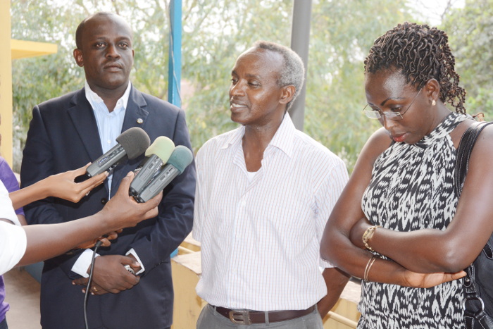 Les trois avocats de Pierre Claver Mbonimpa s’engagent à poursuivre cette affaire ©Iwacu