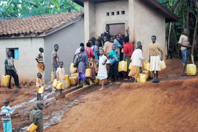 L’eau est un produit rare dans certains coins de la ville de Bujumbura ©Iwacu