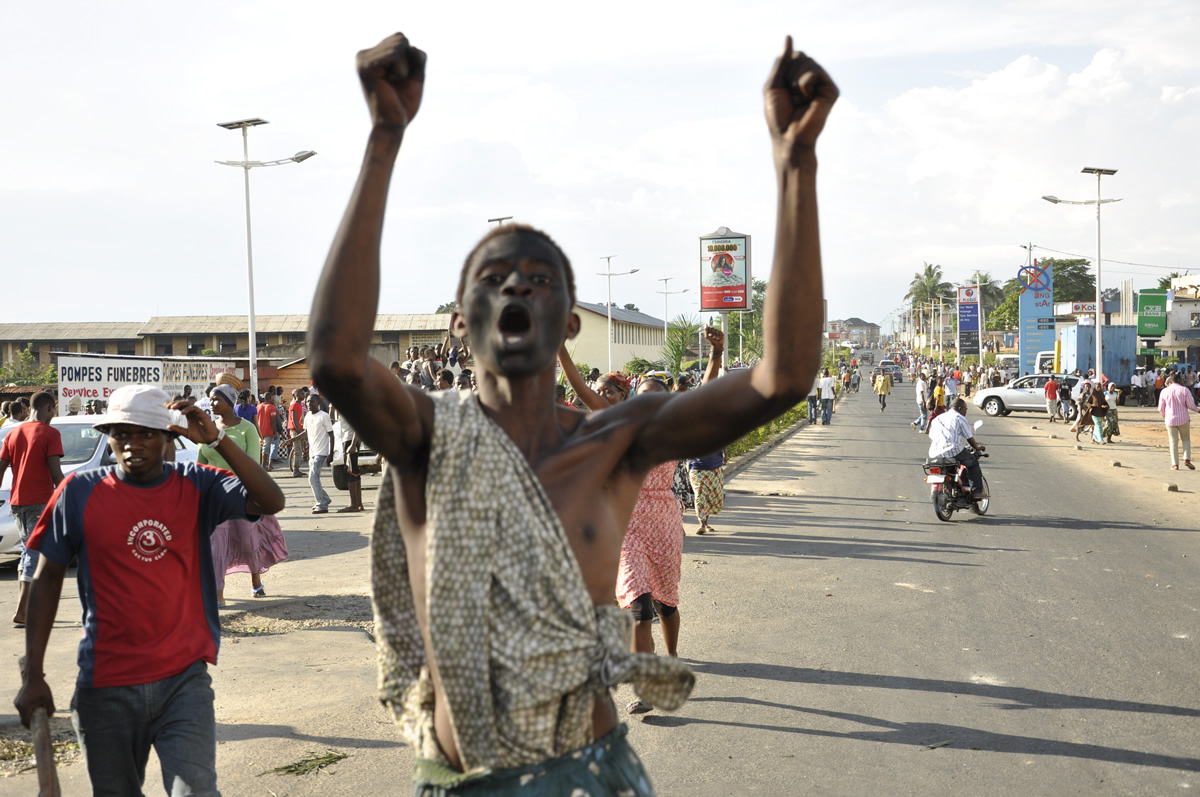 La joie  dans les rues de Bujumbura cet après-midi