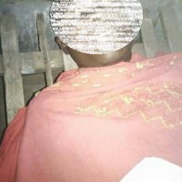 Le corps sans vie d'Issa Shabani Mwamba