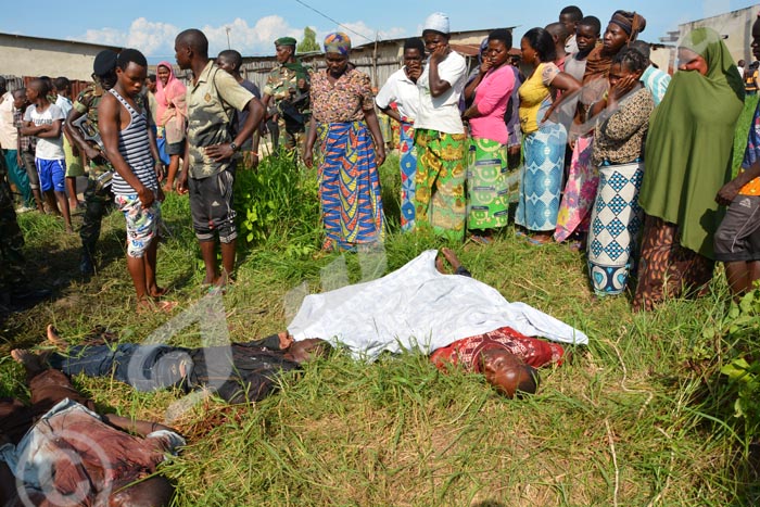 Les cadavres découverts à Mutakura ©Iwacu 