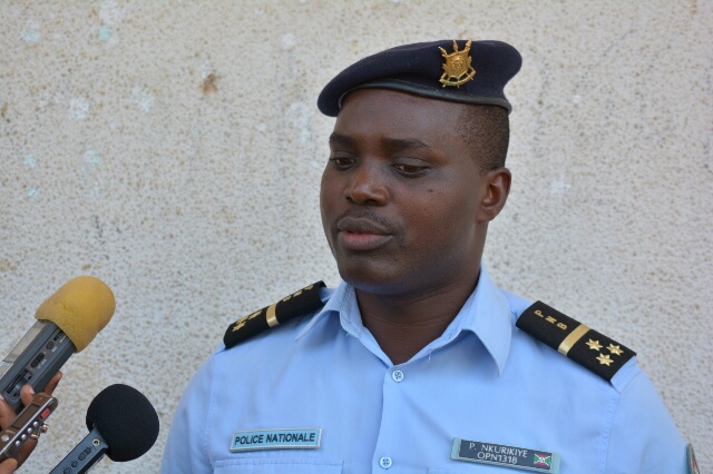 Pierre Nkurikiye, porte-parole de la police nationale 