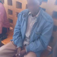Le présume violeur de Gitega, le jour de son interpellation