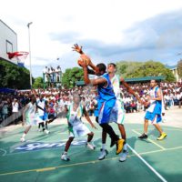 L’équipe nationale contre la sélection américaine AND1, à Bujumbura en 2012