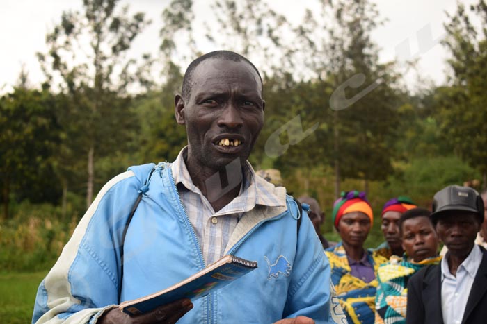 James Ndayisaba, responsable du marais de Nyabiho : «La récolte est comprise entre 5 et 5,5 tonnes alors qu’il oscillait entre 500 kg et 1,5 tonne avant l’aménagement du marais».