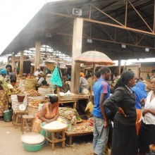 Le marché de Kinama au lendemain de la grève qui a duré toute la journée de lundi 25 novembre ©Iwacu