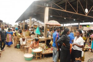 Le marché de Kinama au lendemain de la grève qui a duré toute la journée de lundi 25 novembre ©Iwacu