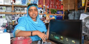 Une Somalienne dans son stand à Mogadiscio ©Iwacu
