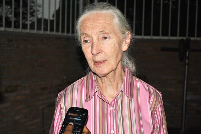 Dr Jane Goodall: “The youth can improve the fate of the world. They are able to care for the climate change and pollution which can be the worst threats to our World. And each of us has a role to play”.©Iwacu