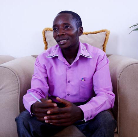  Philbert Nzohabonayo, Representative of students at Advanced Teacher’s Training (ENS) ©Iwacu