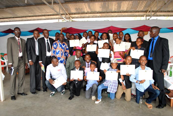 EACH Graduates very happy after receiving certificates ©Iwacu