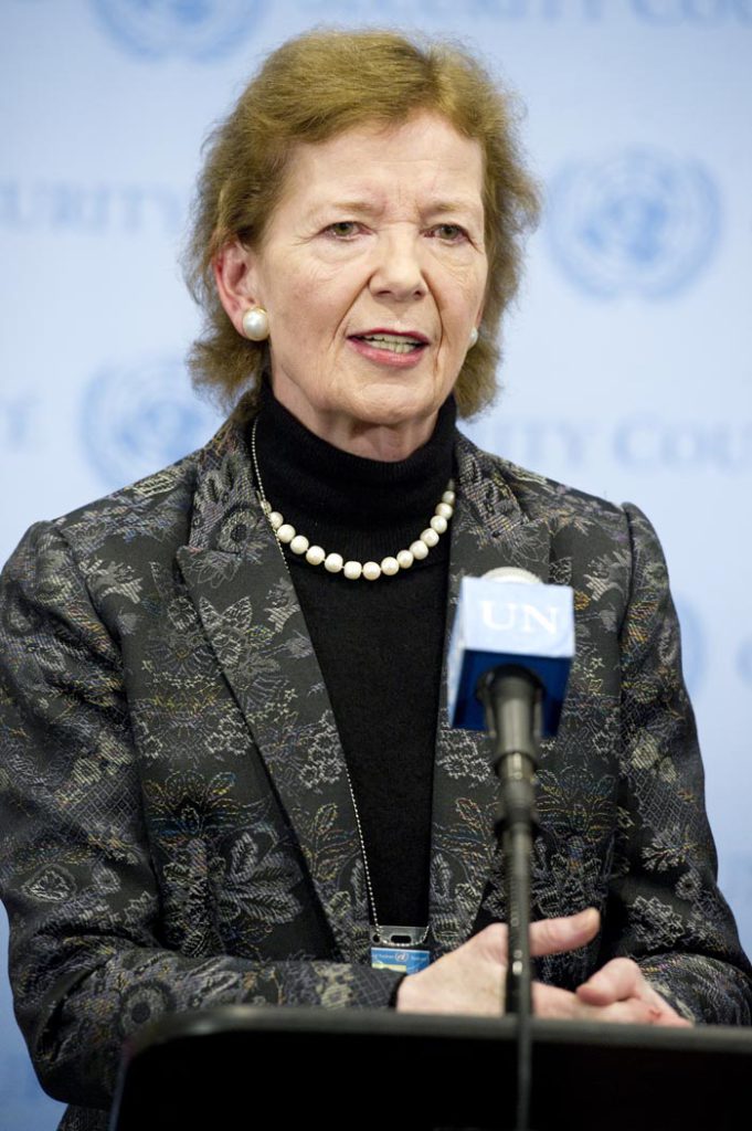 Mary Robinson  ©UN Photo/Mark Garten