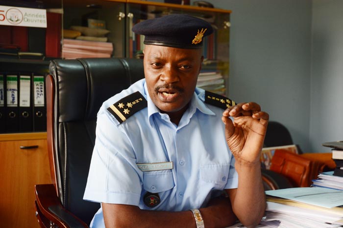 Jimmy Hatungimana, General Commissioner of the Border Control Police ©Iwacu