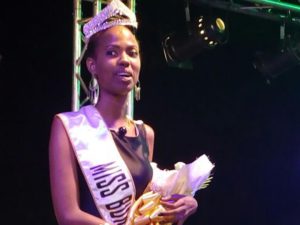 Ange Bernice Ingabire, the winner of Miss Burundi 2016 contest