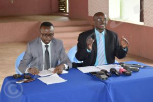 From left to right: Venant Hamza Burikukiye and Jean Marie Nduwimana, respective legal representatives of CAPES+   and PISC-Burundi