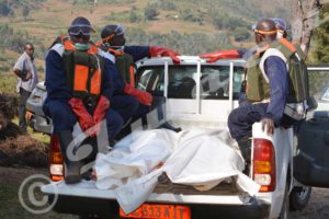 Both bodies embedded in a civil protection pick-up were sent to Muramvya hospital morgue.