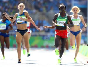 Francine Niyonsaba, in 2016 Olympic games at Rio 