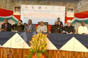 Guests of honor during the launch of the conference