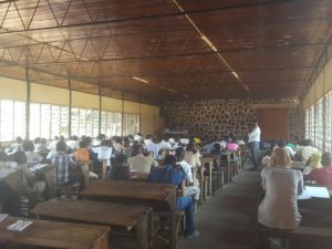 6th graders sitting for the selection test at Lycée Ngagara, 14 September 2016.