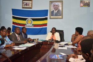 EALA Burundian MPs during a press conference in Bujumbura