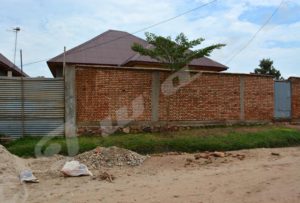 The house in which ten persons were arrested 