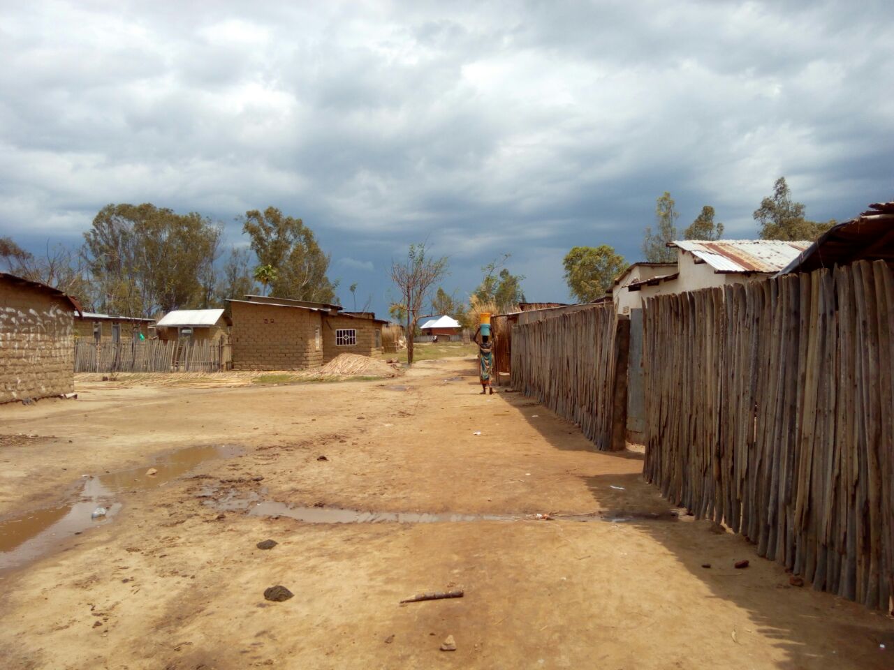 The Street that the wrongdoers used to run away in Gatumba