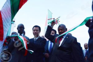 President Nkurunziza leads the ribbon-cutting ceremony to inaugurate the first phase of MAN in Burundi. He says his deepest wish is to see even the most remote areas of the country have internet access.
