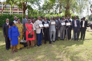 Professor Venant Bamboneyeho: “I am overwhelmed; it’s the first time the University of Burundi pays tribute to retired teachers”.