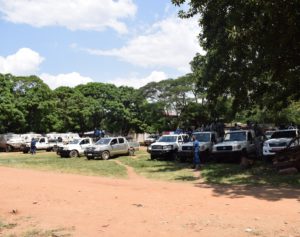 Emmanuel Manariyo, Head of the Riot Police: “There are always elements of the special law enforcement police units on standby to react in case there is a report of any security threat”.