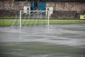 Prince Louis Rwagasore stadium ground full of water on 3 December 