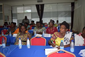 Women leaders from the provinces of Rumonge and Bujumbura city attending the workshop.