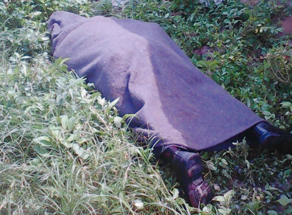 A dead body discovered in Musaga 