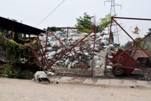 The waste storage in Kamenge 14th avenue