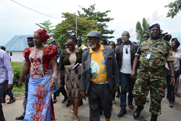 The Burundian minister of justice and the governor of South Kivu