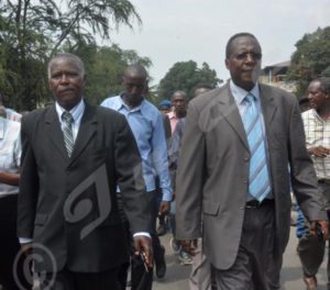 Evariste Ngayimpenda and Charles Nditije, before the disagreement arose 