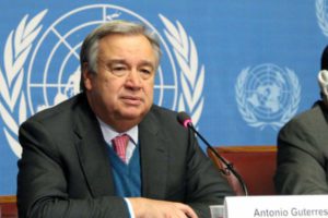 Antonio Guterres: "I am convinced that it is urgent to react to the crisis. Not to intervene immediately would prolong the suffering of the population. "