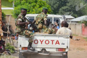 Six young men taken by soldiers after the attack 