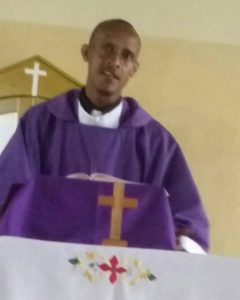 Jean Marie Ciza, the priest arrested in Gitega central province