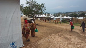 Some Burundian refugees in Rusenda camp  in the DRC