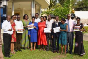 Family photo of participants in the workshop