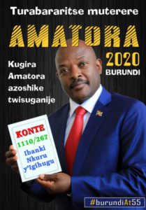 President Pierre Nkurunziza launches a fund-raiser for the 2020 elections