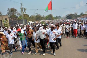 Imbonerakure youth affiliated to the ruling party CNDD-FDD held a mass rally on Saturday 22 July